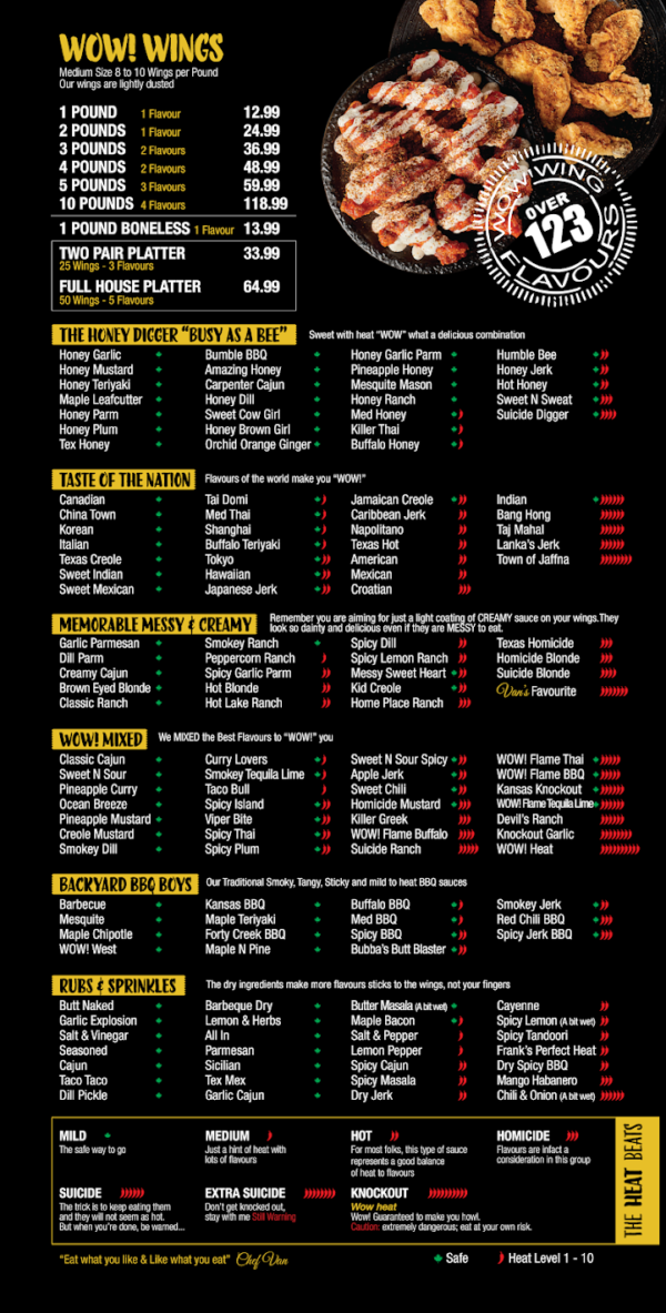 WOW! Wing House WorldClass Wings